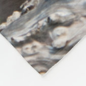 心地よいかわいいオーストラリアの羊飼いの子犬 フリースブランケット (角)