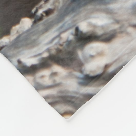 心地よいかわいいオーストラリアの羊飼いの子犬 フリースブランケット (角)