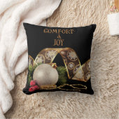 心地よいとジョイオーナメントとリボン クッション (ブランケット)