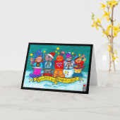 心地よいとジョイカードの良い知り合い カード (黄色い花)