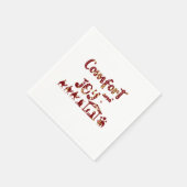 心地よいとジョイクリスチャンクリスマス出生 スタンダードカクテルナプキン (角)