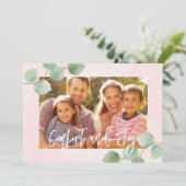 心地よいとジョイパステルピンクエアリースイートクリスマス カード (スタンド正面)