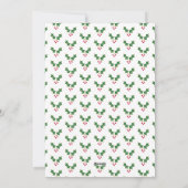 心地よいとジョイメリークリスマスフラットホリデーカード シーズンカード (裏面)