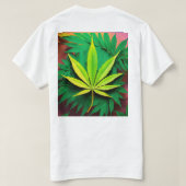 心地よいとスタイルで自分自身を閉じる:究極 Tシャツ (デザイン裏面)