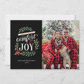 心地よいと喜びの写真の良い知らせ シーズンカード (正面)