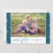 心地よいと喜びの記事 |写真クリスマス シーズンカード (正面)