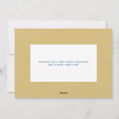 心地よいと喜びの記事 |写真クリスマス シーズンカード (裏面)