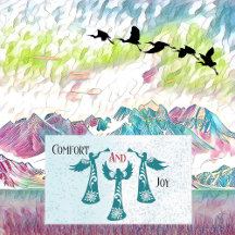 心地よいと喜びクリスマス賛美の天使祈たち