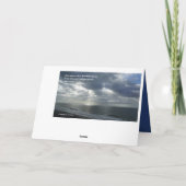 心地よいと希望の折り畳みノートカード サンキューカード (裏面)