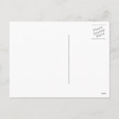 心地よいと歓喜の予報クリスマスキャロラー シーズンポストカード (裏面)