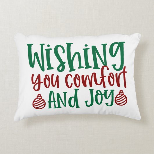 心地よいと歓喜の枕 アクセントクッション (正面)