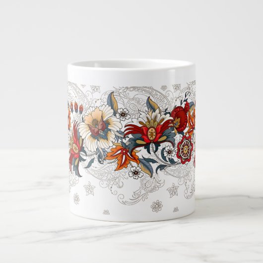 心地よいと汎用性ジャンボコーヒーマグ ジャンボコーヒーマグカップ (正面)