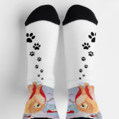 心地よいとJOYラフなクルーソックス ソックス (上部)