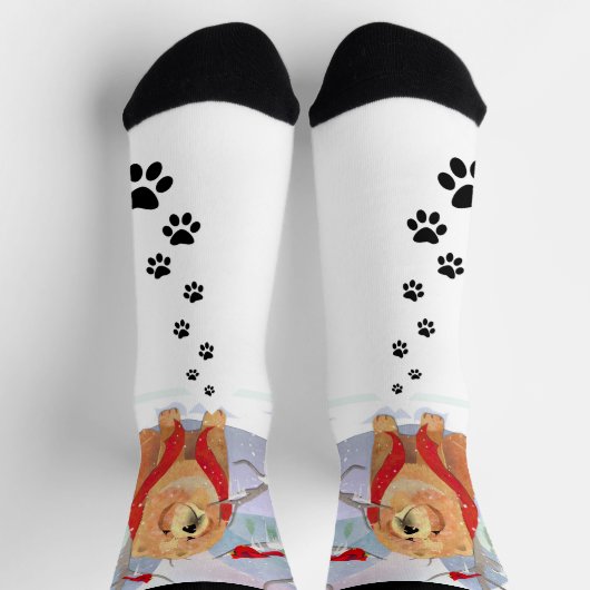 心地よいとJOY滑らかなチョウのクルーソックス ソックス (上部)