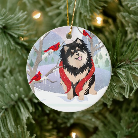 心地よいとJOY with year – フィンランド語ラプーンオーナメント セラミックオーナメント (ツリー)