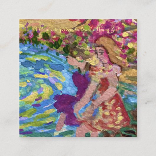 心地よいの歌のための娘を失う,妹,友人 エンクロージャーカード (正面)