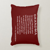 心地よいの詩の祖父母|親|親友 アクセントクッション (正面(垂直))