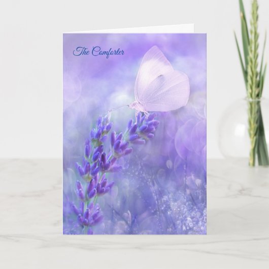 心地よいの詩 – ベビー悔やみや弔慰 カード (正面)