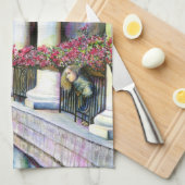 心地よいは進歩の敵 キッチンタオル (四つ折り)