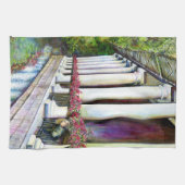 心地よいは進歩の敵 キッチンタオル (横)