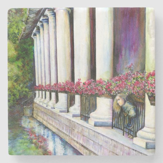 心地よいは進歩の敵 ストーンコースター (正面)