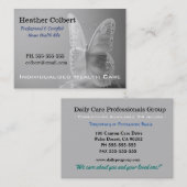 心地よいウイングII介護者 名刺 (正面/裏面)