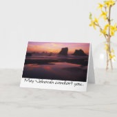 心地よいカード カード (黄色い花)