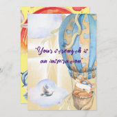 心地よいカード 招待状 (正面/裏面)