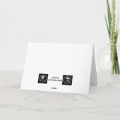 心地よいクリスマスイブ カード (裏面)