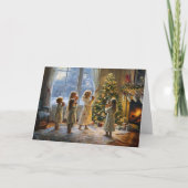 心地よいクリスマスイブ カード (正面)