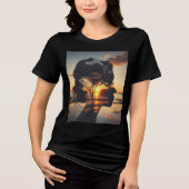 「心地よいスタイル」 トライブレンドＴシャツ (正面)