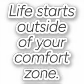 心地よいゾーカスタムンカットビニールシール シール (正面)