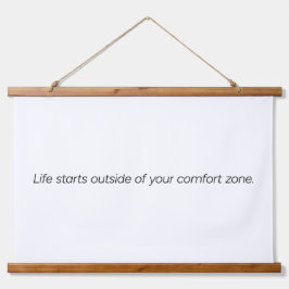 心地よいゾーンウッドトップウォールタペストリー 吊り下げ型タペストリー