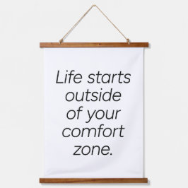 心地よいゾーンウッドトップウォールタペストリー 吊り下げ型タペストリー