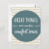 心地よいゾーン引用文 ポストカード (正面/裏面)