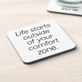 心地よいゾーン懸命プラスチックコースター コースター (左側)