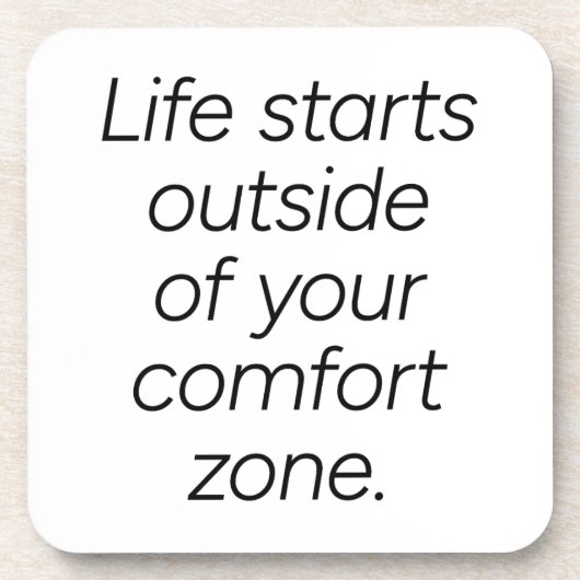 心地よいゾーン懸命プラスチックコースター コースター (正面)