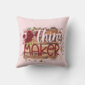 心地よいピロースロー枕20" x 20" クッション (裏面)