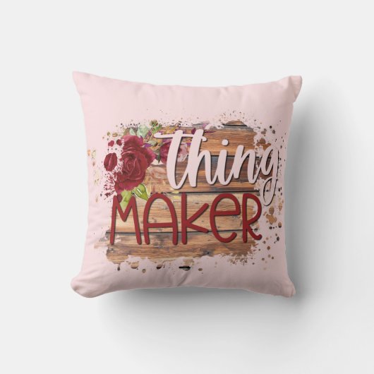 心地よいピロースロー枕20" x 20" クッション (正面)