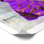 心地よいリーマリーのクリエイティブデザインポスター ポスター (角)