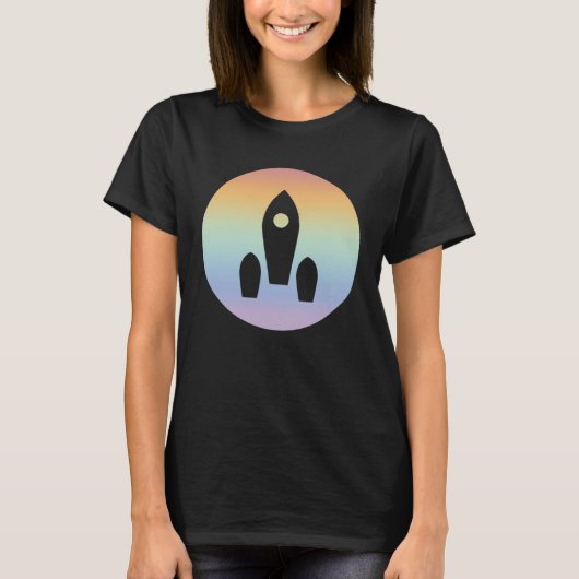 心地よいロケット Tシャツ (正面)