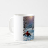 「心地よい冬の反射」 コーヒーマグカップ (正面左)