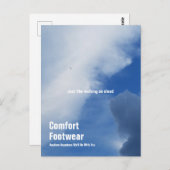 心地よい履物を雲に ポストカード (正面/裏面)