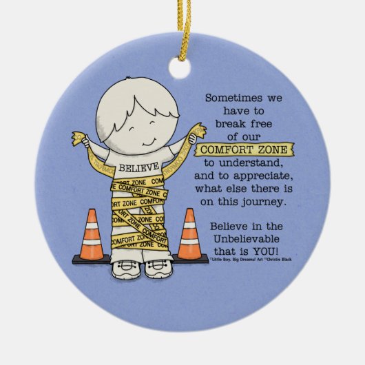 心地よい帯 セラミックオーナメント (正面)