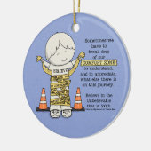 心地よい帯 セラミックオーナメント (左)