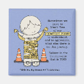 心地よい帯 マグネット (正面)