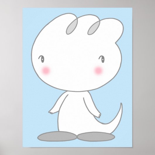 心地よい恐竜のキャラクター ポスター (正面)
