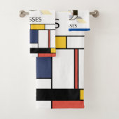 心地よい新可塑主義アートモノグラム。文字U バスタオルセット (インサイチュ)