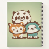 心地よい猫 ノートブック (裏面)