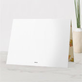 心地よい秋のメープル葉ズのオ葉ーク カード (裏面)